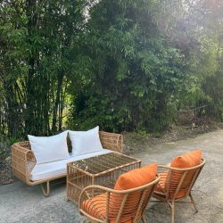 Bàn ghế sofa mây nhựa giá rẻ