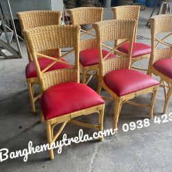 Ghế mây tự nhiên lưng cao