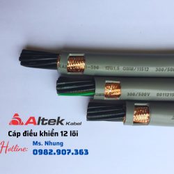 Phân phối độc quyển cáp điều khiển 12 lõi Altek Kabel tiêu chuẩn châu âu
