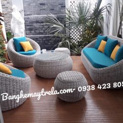 Sofa sò mây nhựa giá rẻ