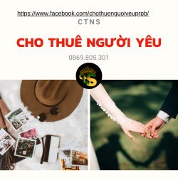 CHO THUÊ NGƯỜI YÊU ĐI CHƠI, CAFE, ĂN TỐI