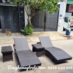 Giường hồ bơi giả mây