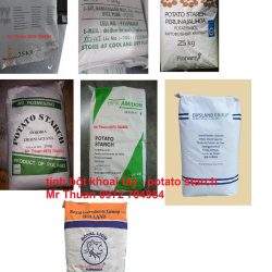 nguyên liệu Tinh Bột Đậu Hà Lan, tinh bột bắp, tinh bột khoai tây, tinh bột lúa