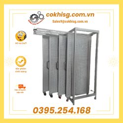Bảng treo dụng cụ đồ nghề di động trong garage