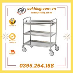 Xe đẩy y tế được làm bằng inox 304