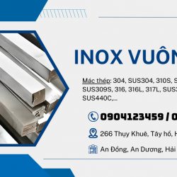 Cây vuông đặc inox - Unico Steel