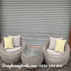 Bộ bàn ghế ban công mây nhựa