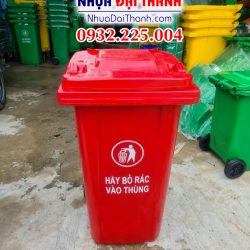 Thùng rác 240 Lít nhựa HDPE loại dày 13kg