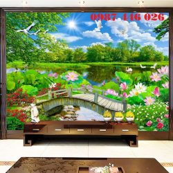 Tranh gạch men tường thiên nhiên HP69922
