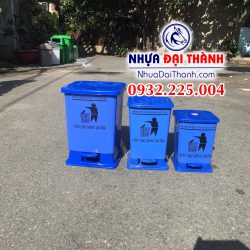 Thùng rác y tế đạp chân tiện dụng-Nhựa Đại Thành