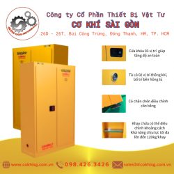 [cksg] tủ đựng vật tư chống cháy loại 2 của màu vàng