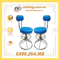 Ghế phòng thí nghiệm inox 304 mẫu mã bền đẹp, sáng bóng