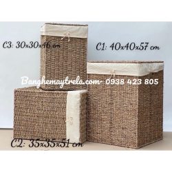 Giỏ đựng đồ mây tự nhiên