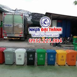 Thùng rác nhựa 60 lít HDPE chất lượng