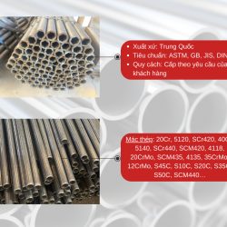 ỐNG CHI TIẾT HỢP KIM - Unico Steel