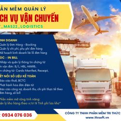Phần mềm đơn hàng, chi phí và chứng từ vận chuyển