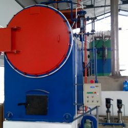 Nồi hơi đốt than củi công suất 1.5 tấn hơi/h