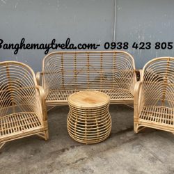 Bàn ghế sofa mây phòng khách hiện đại HCM