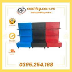 Bảng treo dụng cụ đồ nghề di động trong garage ô tô