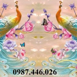 Gạch tranh tường đẹp phòng ngủ HP08282