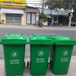 Thùng rác nhựa công cộng 240lit