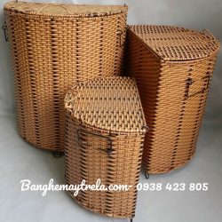 Sọt đựng đồ nhựa giả mây giá rẻ