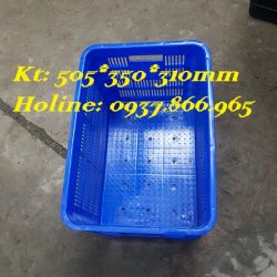 Sóng nhựa hở đáy đặc, sọt chứa hàng, sọt nhựa dùng trong may mặc,đơn