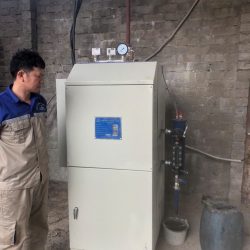 Nồi hơi đốt điện công suất 120kw