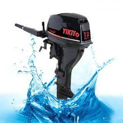 Động cơ chạy thuyền, xuồng, chân vịt gắn máy YIKITO 12HP chính hãng.