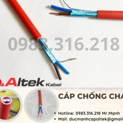 Cáp chống cháy chống nhiễu 2x1.0 Altek Kabel