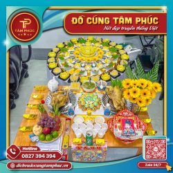 Chọn Mâm Cúng Căn Theo Tone Màu Cho Các Bé.