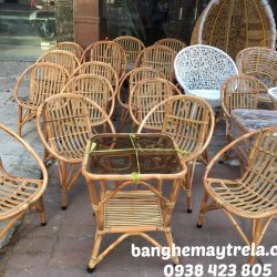 Bàn ghế sò mây ban công giá rẻ