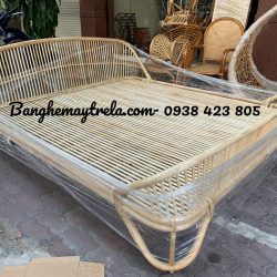 Giường mây tự nhiên phòng ngủ