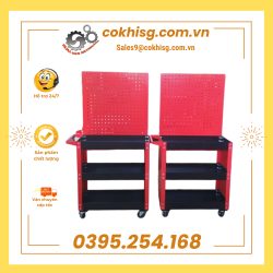 Xe đẩy đồ nghề chuyên dụng trong các garage ô tô