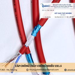 Cáp chống cháy chống nhiễu 2x1.5 Altek Kabel giá ưu đãi, sỉ lẻ toàn quốc