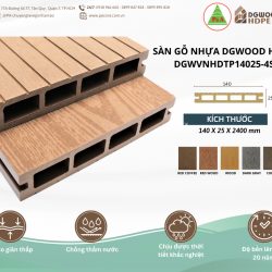 Thanh sàn gỗ Dgwood DGWVNHDTP14025-4S - P&A cung cấp và thi công trọn gói