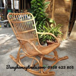 Ghế thư giãn bập bênh mây nhỏ gọn
