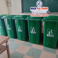Thùng rác 240 Lít loại dày 13kg-Chất lượng