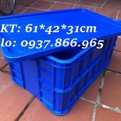 Thùng nhựa đặc có nắp, sóng nhựa bít tại hà nội, tuyển ctv thùng nh