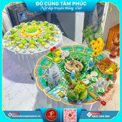 Mâm Cúng Mụ Theo Tone Màu Cho Bé, Trọn Gói Tại Cần Thơ