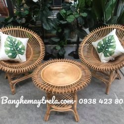 Ghế sen mây tròn