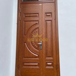 Mẫu Cửa Thép Vân Gỗ Cao Cấp