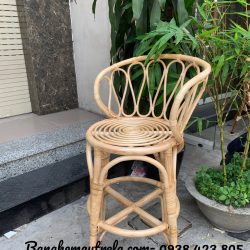 Ghế quầy bar mây tự nhiên- Ghế bar mây tre