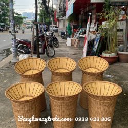 Sọt trưng trái cây hoa quả mây nhựa