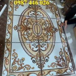 Thảm gạch nhà phòng khách đẹp HP06442