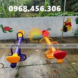 Bập bênh lò xo trẻ em 2 chỗ ngồi hàng nhập khẩu bền chắc an toàn