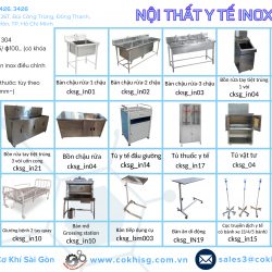 [cksg] nội thất y tế inox 304