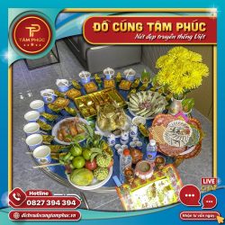 Mâm cúng Nhập Trạch -  Vào Nhà Mới đơn giản