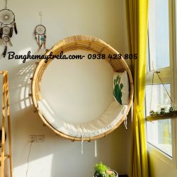 Ghế xích đu tròn mây treo trần