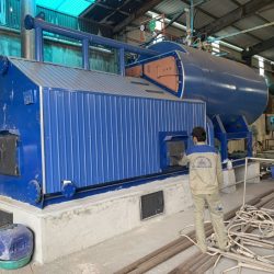 Nồi hơi đốt than củi công suất 6 tấn hơi/h